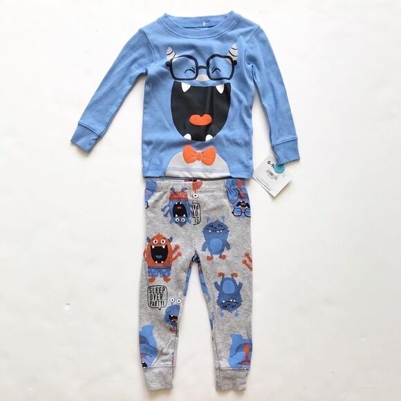 Child of mine NWT Monster Pajamas 6-9 months - Picture 1 of 4